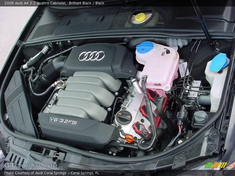 Brilliant Black / Black 2008 Audi A4 3.2 quattro Cabriolet