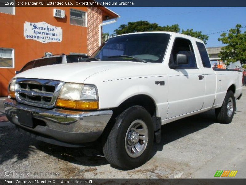 Oxford White / Medium Graphite 1999 Ford Ranger XLT Extended Cab