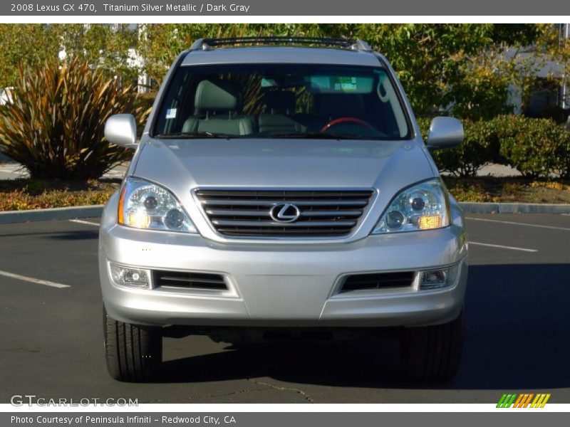 Titanium Silver Metallic / Dark Gray 2008 Lexus GX 470