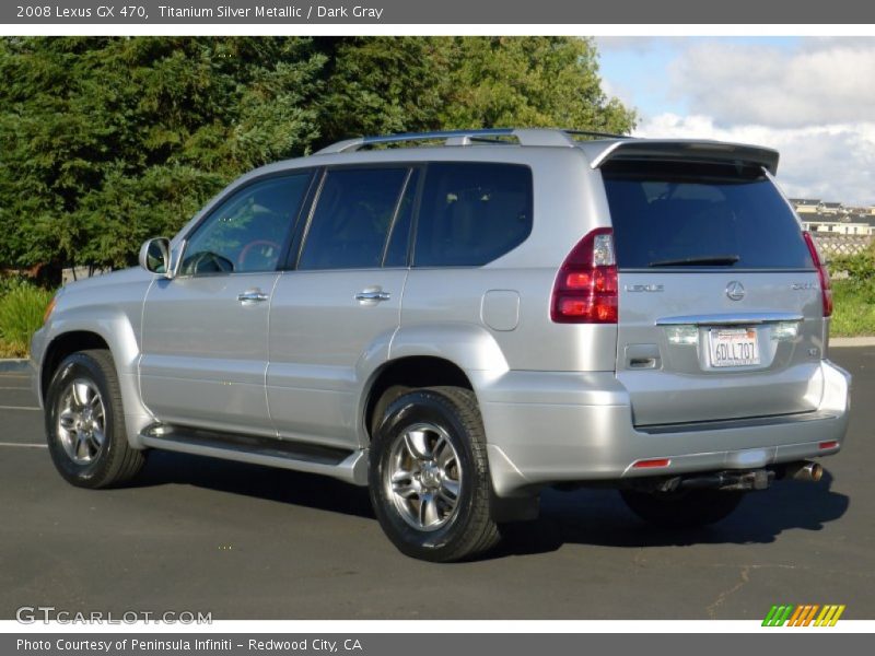 Titanium Silver Metallic / Dark Gray 2008 Lexus GX 470