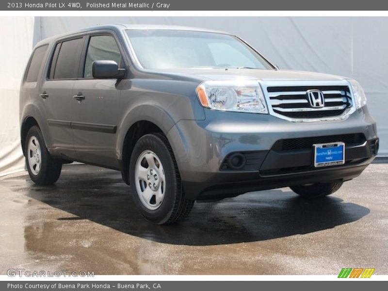 Polished Metal Metallic / Gray 2013 Honda Pilot LX 4WD