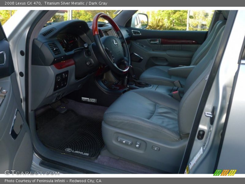 Titanium Silver Metallic / Dark Gray 2008 Lexus GX 470