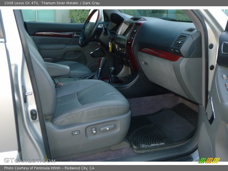 Titanium Silver Metallic / Dark Gray 2008 Lexus GX 470
