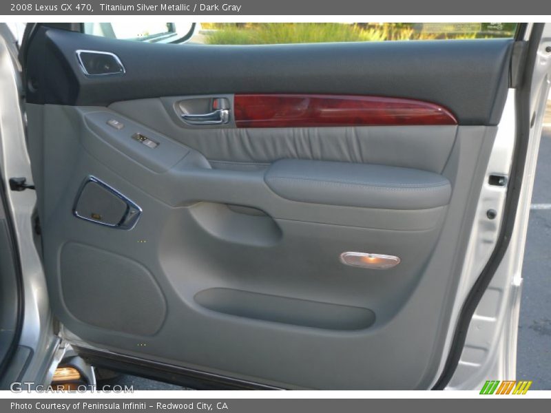 Titanium Silver Metallic / Dark Gray 2008 Lexus GX 470