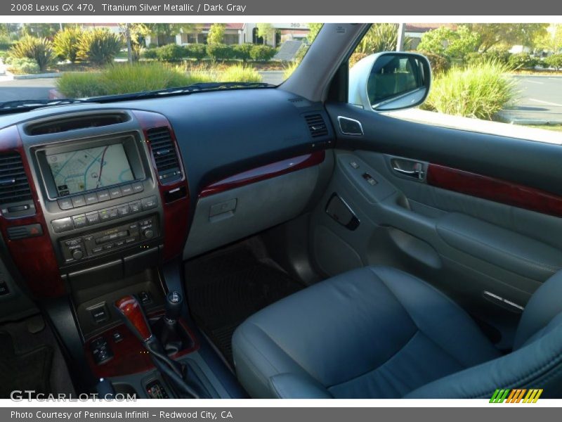 Titanium Silver Metallic / Dark Gray 2008 Lexus GX 470