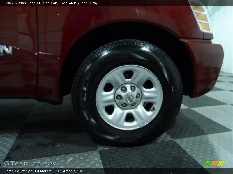 Red Alert / Steel Gray 2007 Nissan Titan XE King Cab