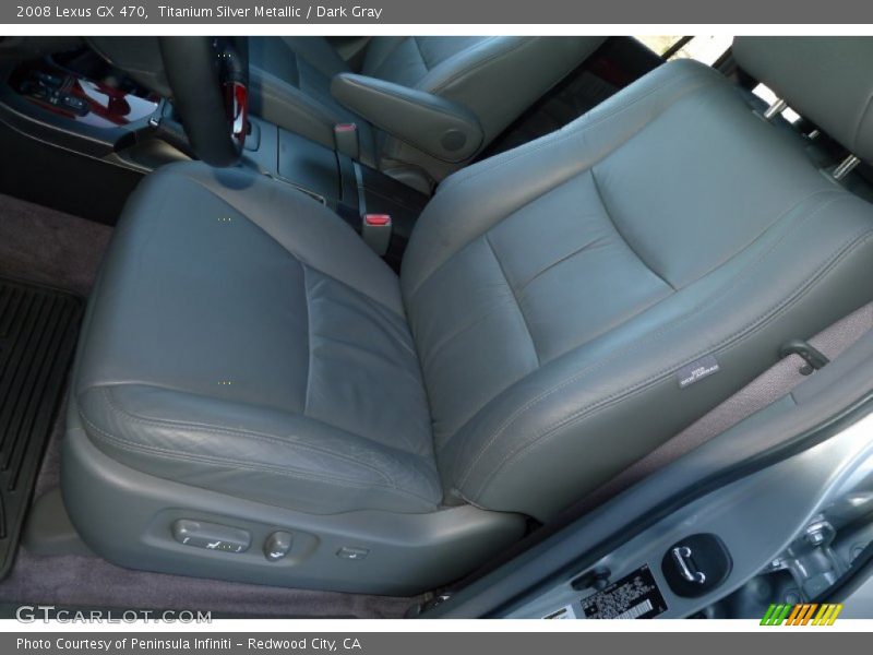 Titanium Silver Metallic / Dark Gray 2008 Lexus GX 470