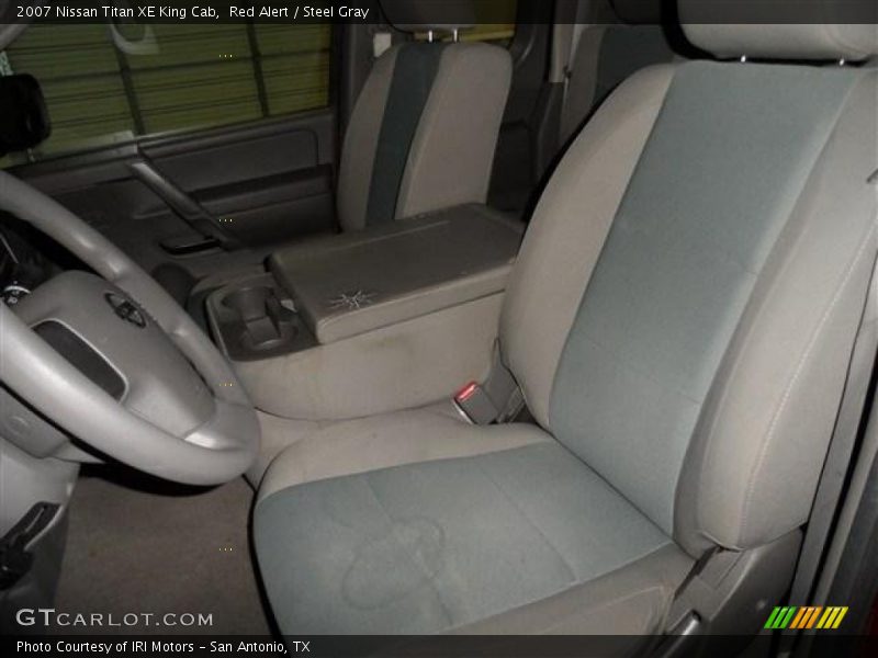 Red Alert / Steel Gray 2007 Nissan Titan XE King Cab