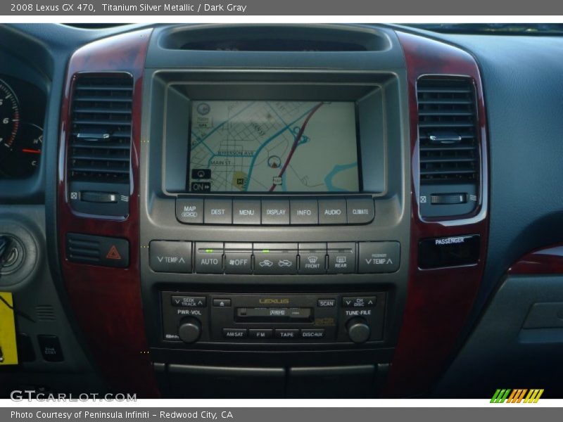 Titanium Silver Metallic / Dark Gray 2008 Lexus GX 470