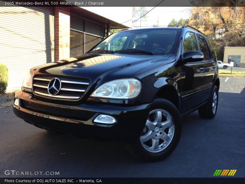 Black / Charcoal 2005 Mercedes-Benz ML 500 4Matic