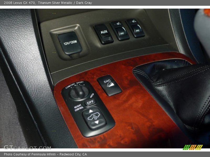 Titanium Silver Metallic / Dark Gray 2008 Lexus GX 470