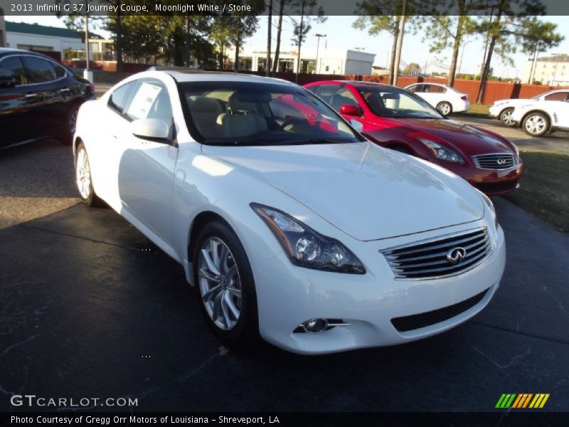Moonlight White / Stone 2013 Infiniti G 37 Journey Coupe