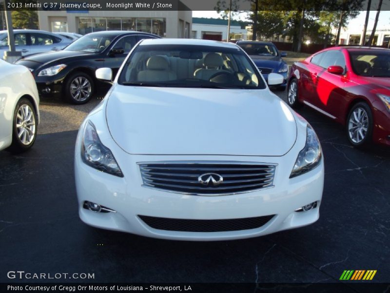 Moonlight White / Stone 2013 Infiniti G 37 Journey Coupe