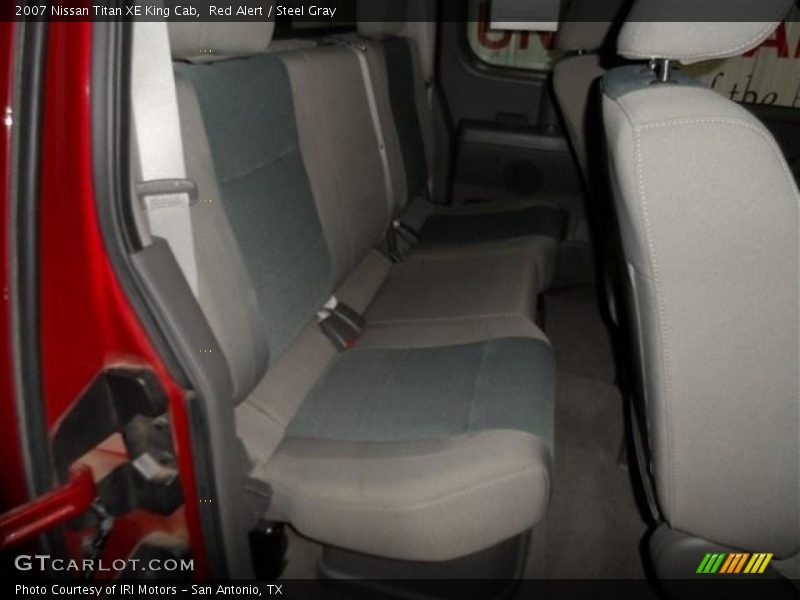 Red Alert / Steel Gray 2007 Nissan Titan XE King Cab