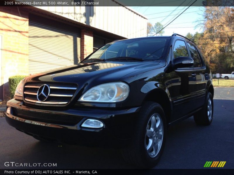 Black / Charcoal 2005 Mercedes-Benz ML 500 4Matic