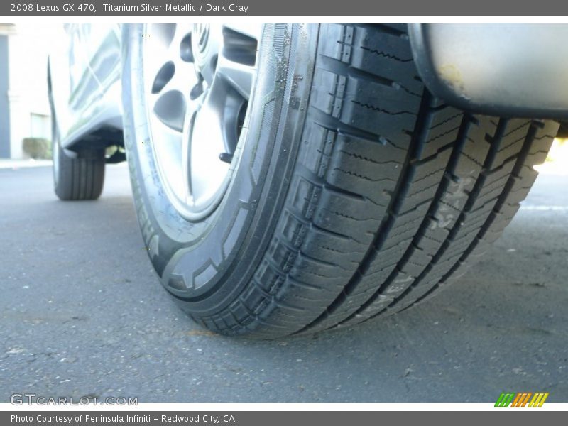 Titanium Silver Metallic / Dark Gray 2008 Lexus GX 470
