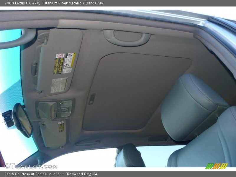 Titanium Silver Metallic / Dark Gray 2008 Lexus GX 470