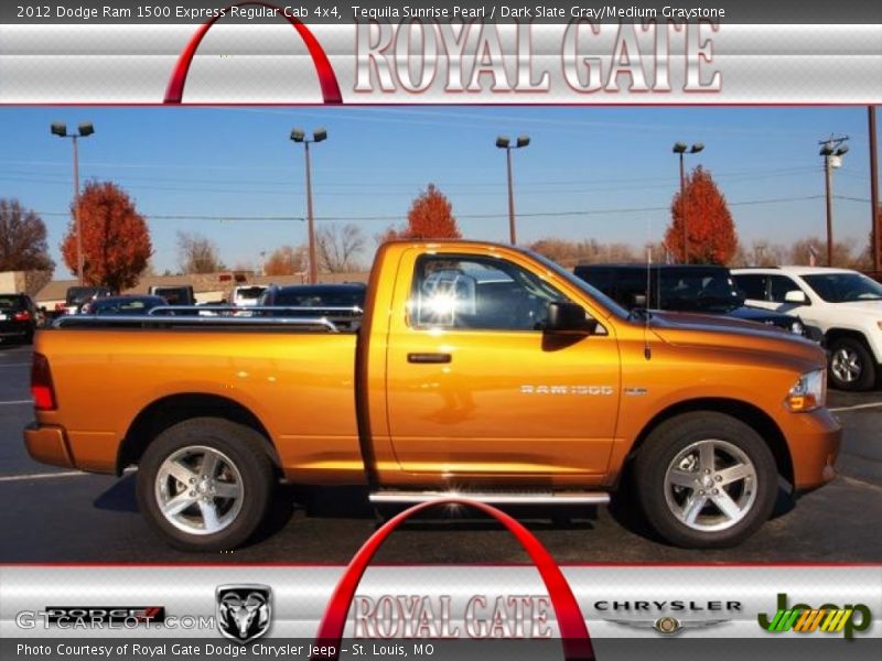 Tequila Sunrise Pearl / Dark Slate Gray/Medium Graystone 2012 Dodge Ram 1500 Express Regular Cab 4x4