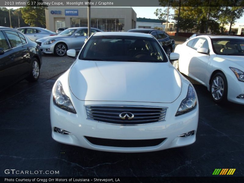 Moonlight White / Graphite 2013 Infiniti G 37 Journey Coupe