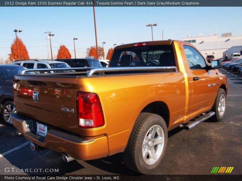 Tequila Sunrise Pearl / Dark Slate Gray/Medium Graystone 2012 Dodge Ram 1500 Express Regular Cab 4x4