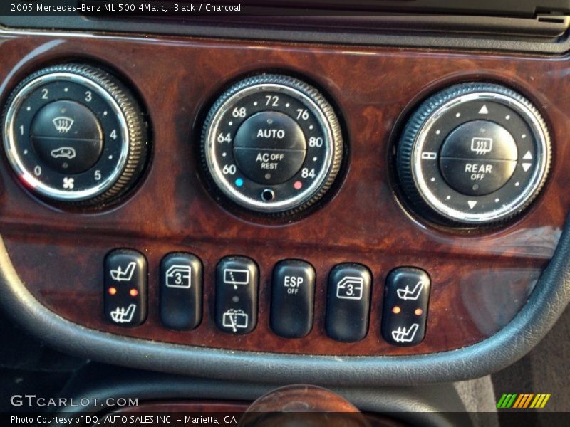Black / Charcoal 2005 Mercedes-Benz ML 500 4Matic
