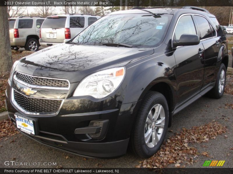 Black Granite Metallic / Jet Black 2013 Chevrolet Equinox LT
