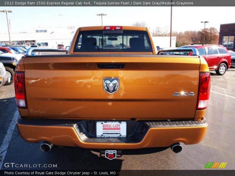 Tequila Sunrise Pearl / Dark Slate Gray/Medium Graystone 2012 Dodge Ram 1500 Express Regular Cab 4x4
