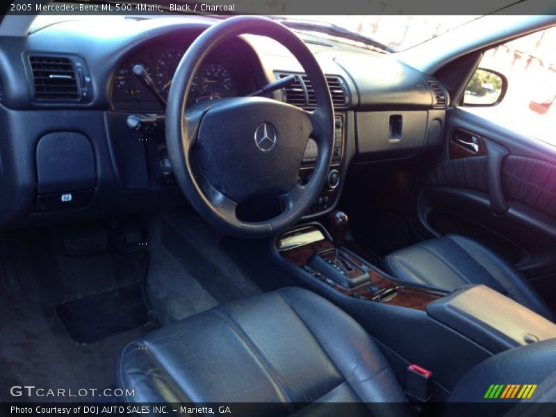 Black / Charcoal 2005 Mercedes-Benz ML 500 4Matic