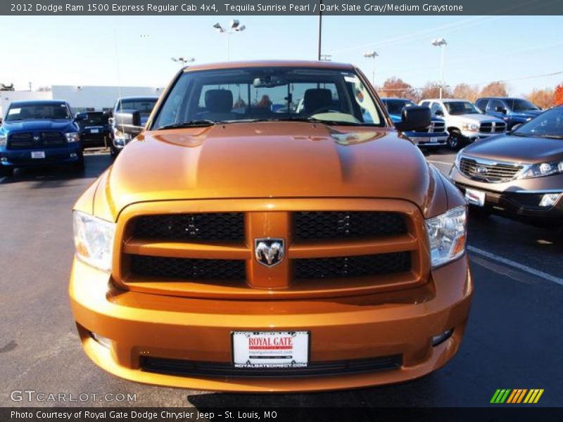 Tequila Sunrise Pearl / Dark Slate Gray/Medium Graystone 2012 Dodge Ram 1500 Express Regular Cab 4x4
