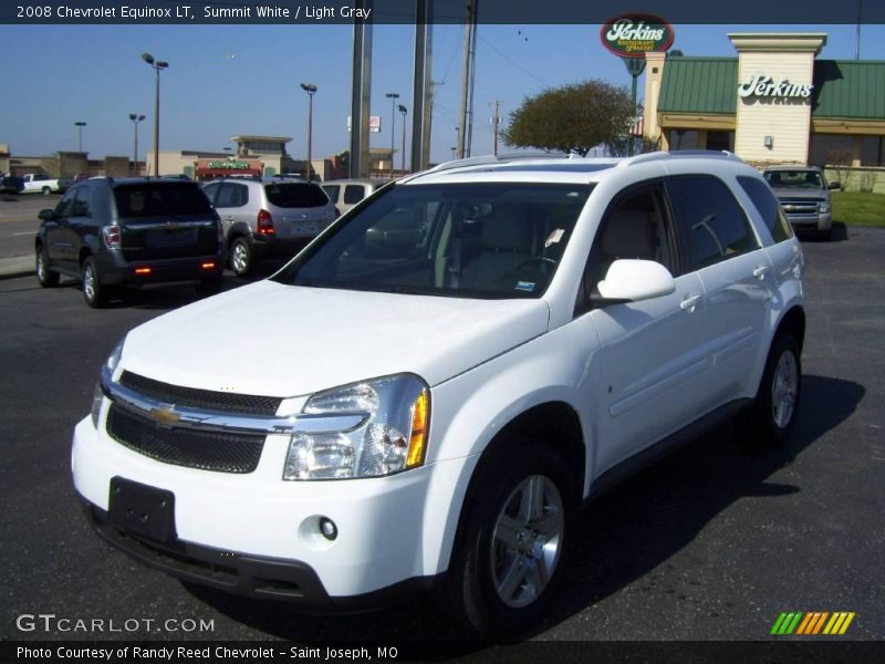 Summit White / Light Gray 2008 Chevrolet Equinox LT