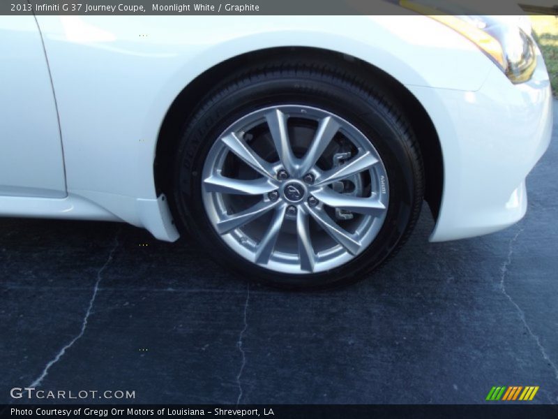 Moonlight White / Graphite 2013 Infiniti G 37 Journey Coupe