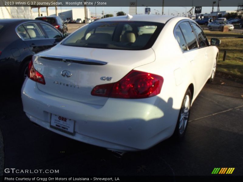Moonlight White / Stone 2013 Infiniti G 37 Journey Sedan
