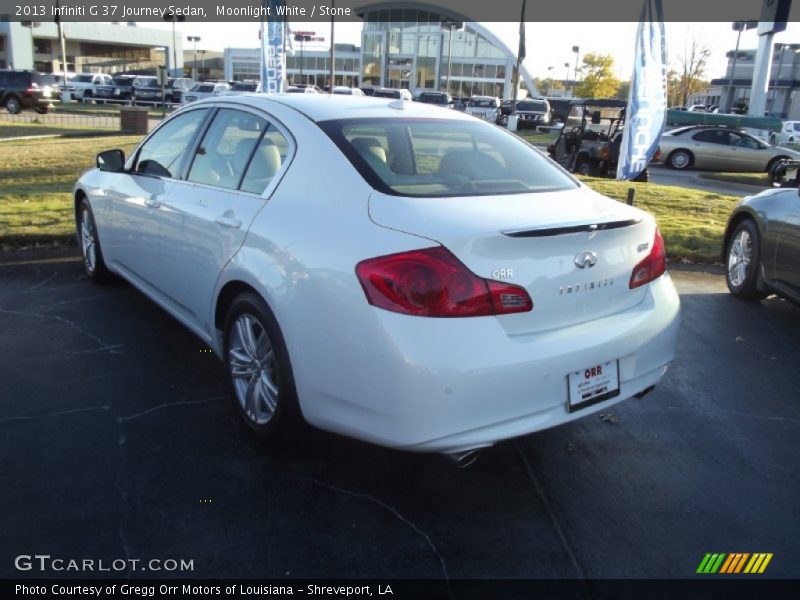 Moonlight White / Stone 2013 Infiniti G 37 Journey Sedan