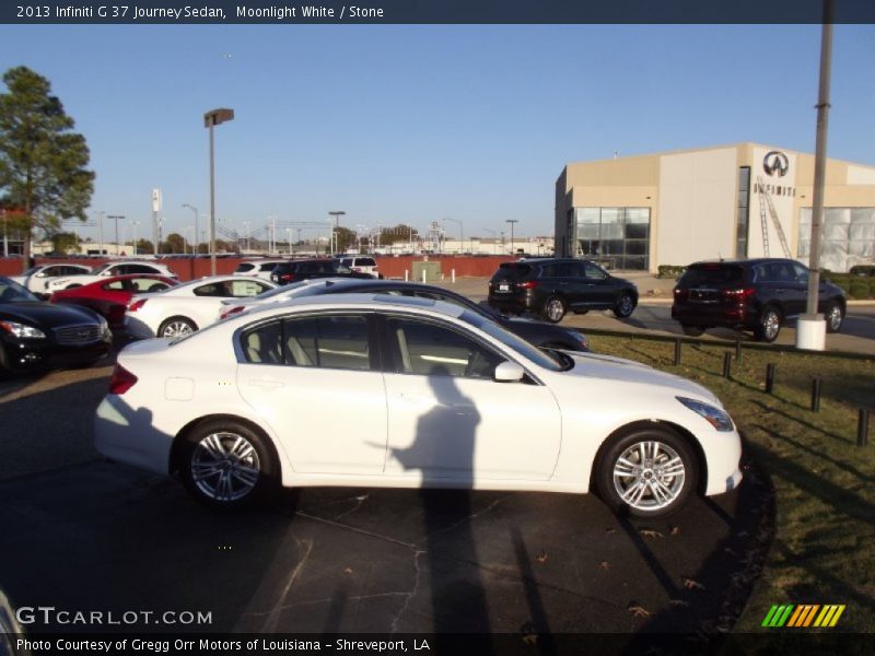 Moonlight White / Stone 2013 Infiniti G 37 Journey Sedan