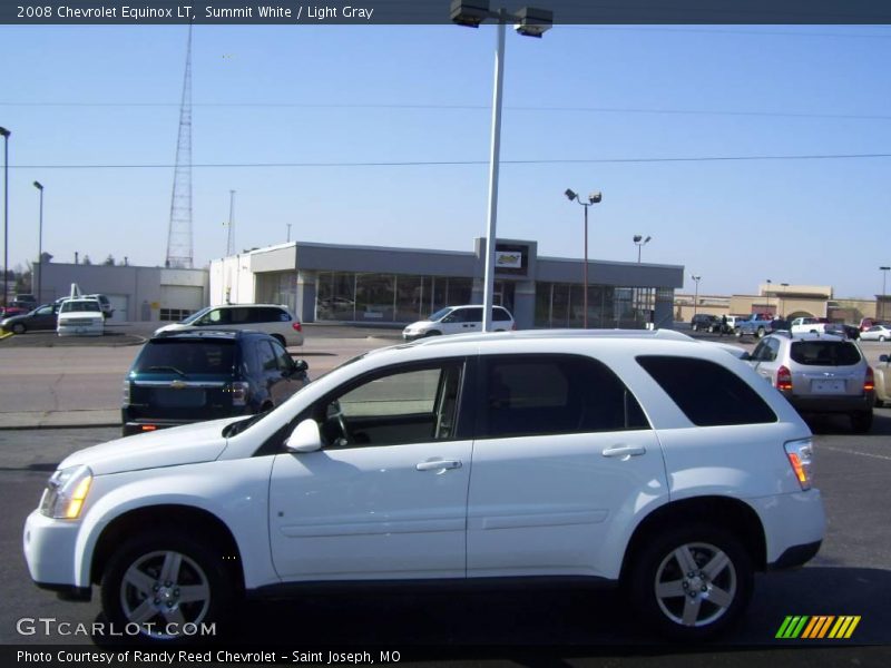 Summit White / Light Gray 2008 Chevrolet Equinox LT
