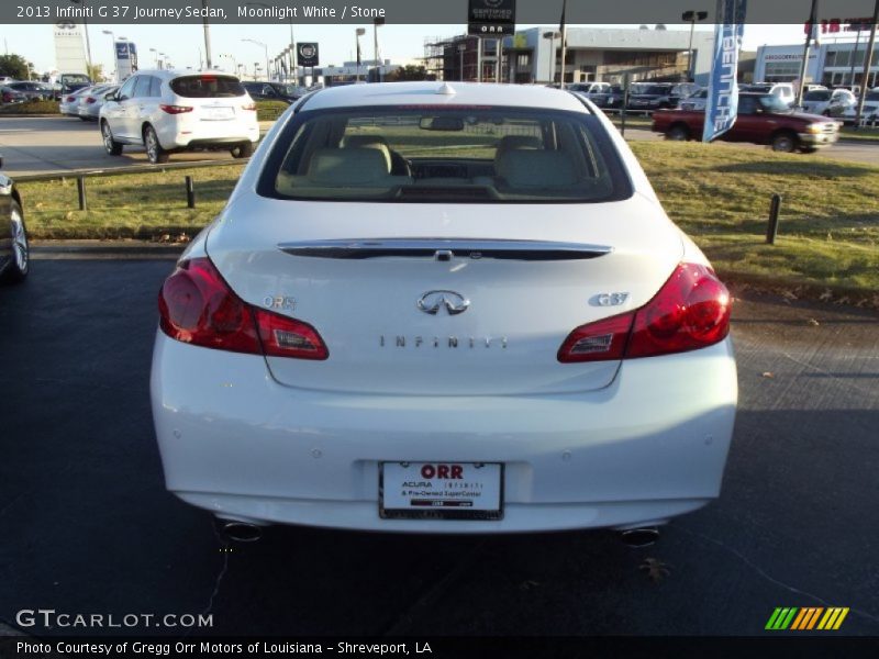 Moonlight White / Stone 2013 Infiniti G 37 Journey Sedan
