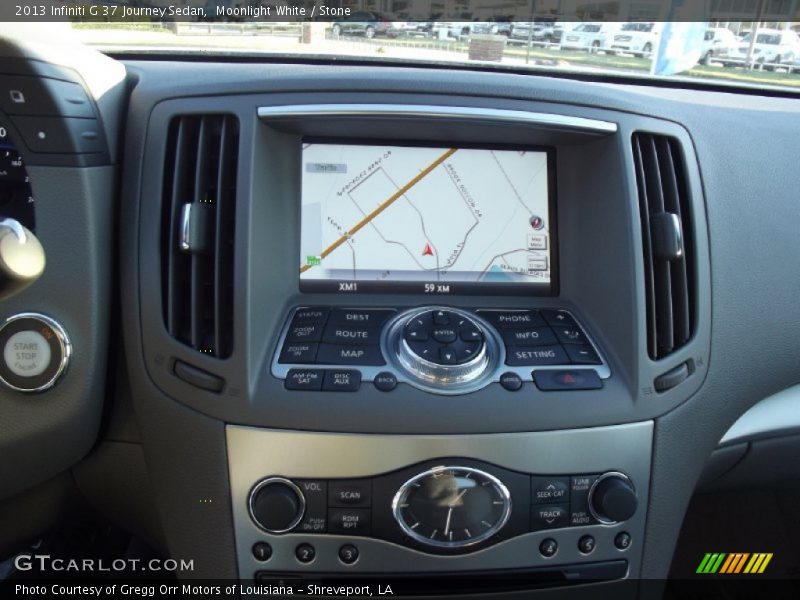 Moonlight White / Stone 2013 Infiniti G 37 Journey Sedan
