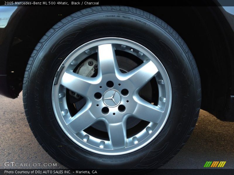 Black / Charcoal 2005 Mercedes-Benz ML 500 4Matic