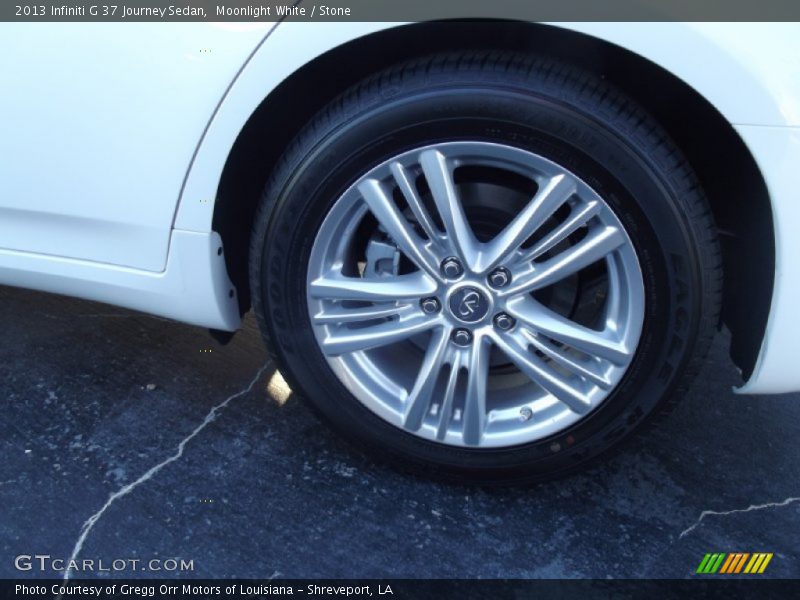 Moonlight White / Stone 2013 Infiniti G 37 Journey Sedan