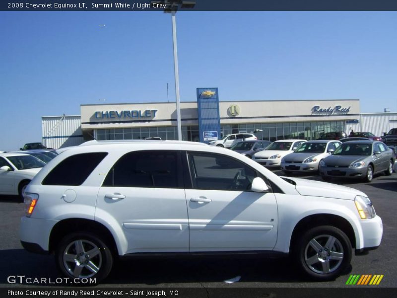 Summit White / Light Gray 2008 Chevrolet Equinox LT
