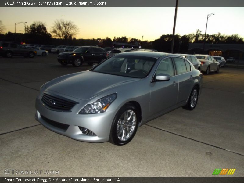 Liquid Platinum / Stone 2013 Infiniti G 37 Journey Sedan