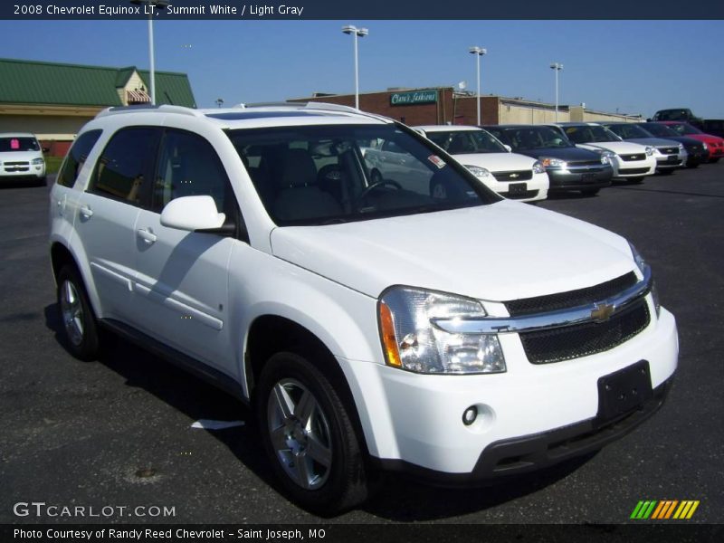 Summit White / Light Gray 2008 Chevrolet Equinox LT