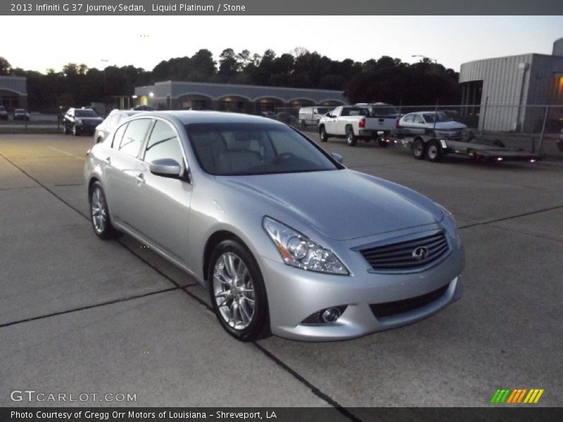 Liquid Platinum / Stone 2013 Infiniti G 37 Journey Sedan