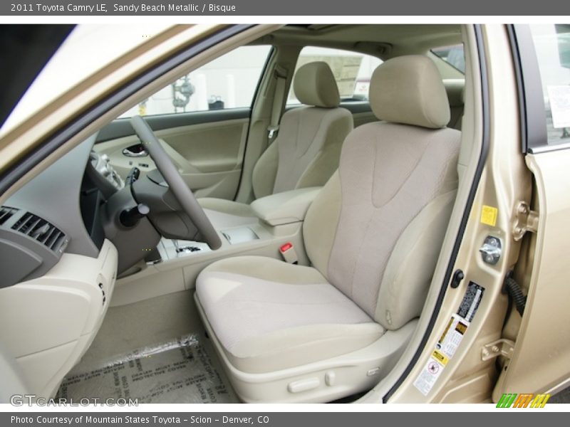 Sandy Beach Metallic / Bisque 2011 Toyota Camry LE