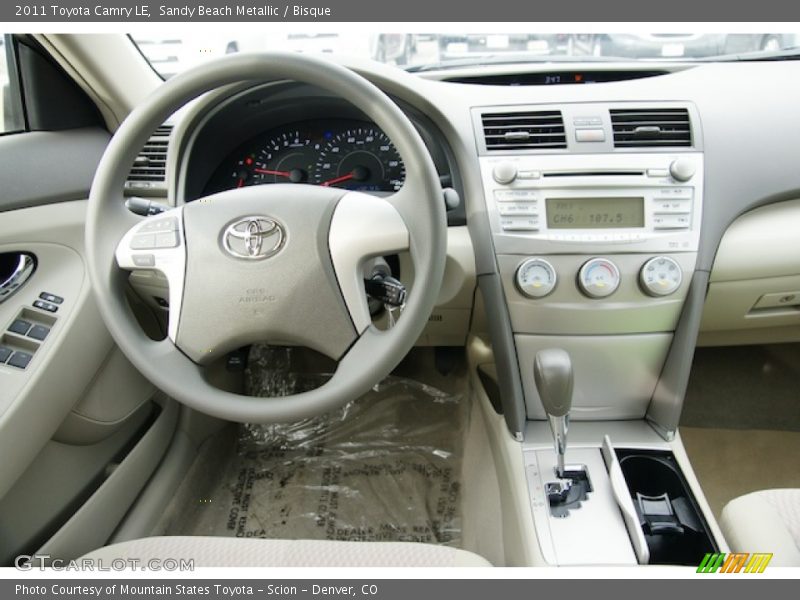 Sandy Beach Metallic / Bisque 2011 Toyota Camry LE