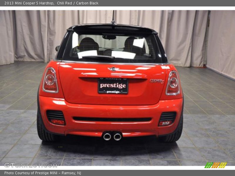 Chili Red / Carbon Black 2013 Mini Cooper S Hardtop