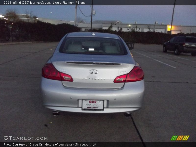 Liquid Platinum / Stone 2013 Infiniti G 37 Journey Sedan