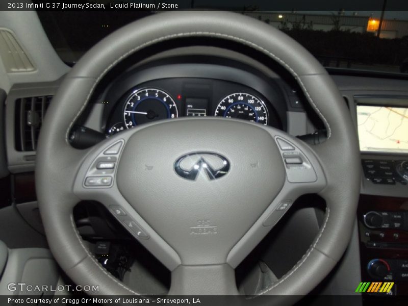Liquid Platinum / Stone 2013 Infiniti G 37 Journey Sedan