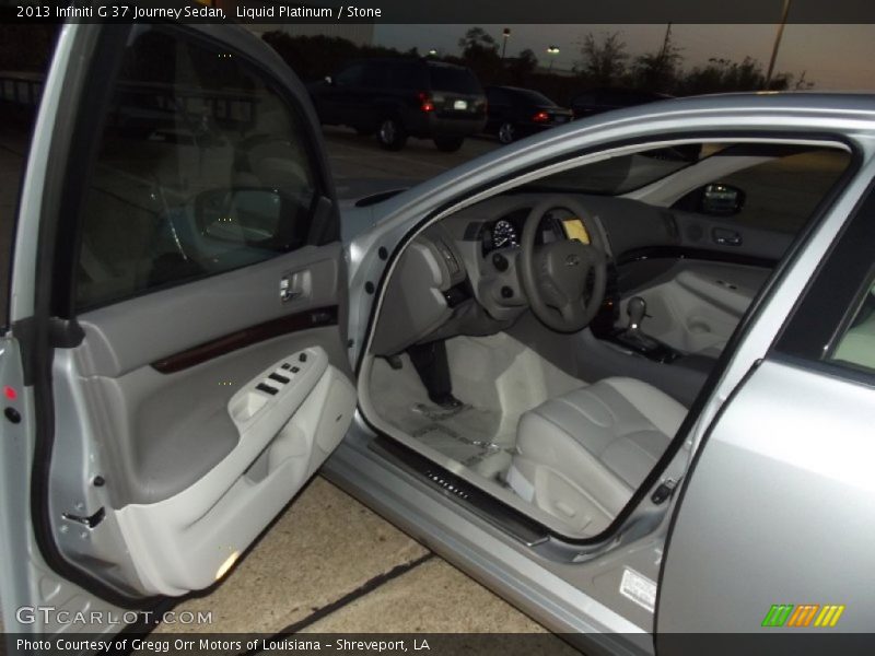 Liquid Platinum / Stone 2013 Infiniti G 37 Journey Sedan