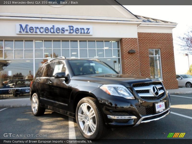 Black / Black 2013 Mercedes-Benz GLK 350 4Matic
